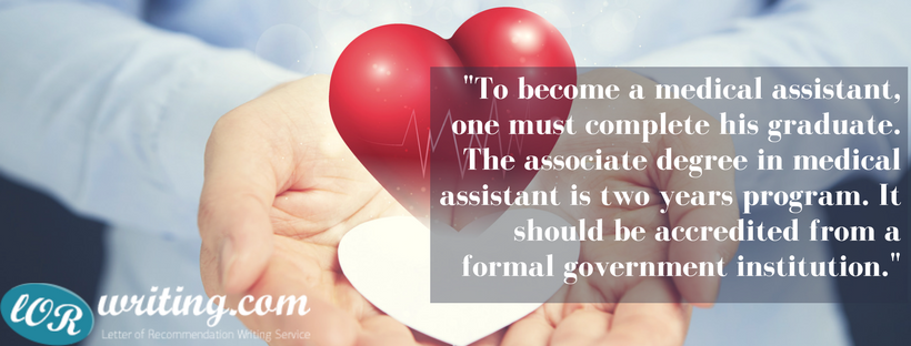 letter of recommendation medical assistant